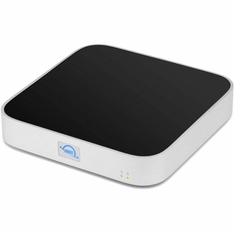 OWC MINISTACK STX 20TB THUNDERBOLT STORAGE AND HUB - SILVER - INTEGRATED THUNDER - Thumbnail 1