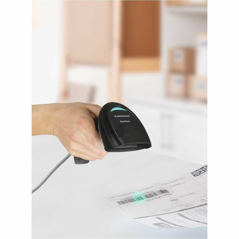 DATALOGIC QUICKSCAN D2220, 1D, USB KIT, BLK
