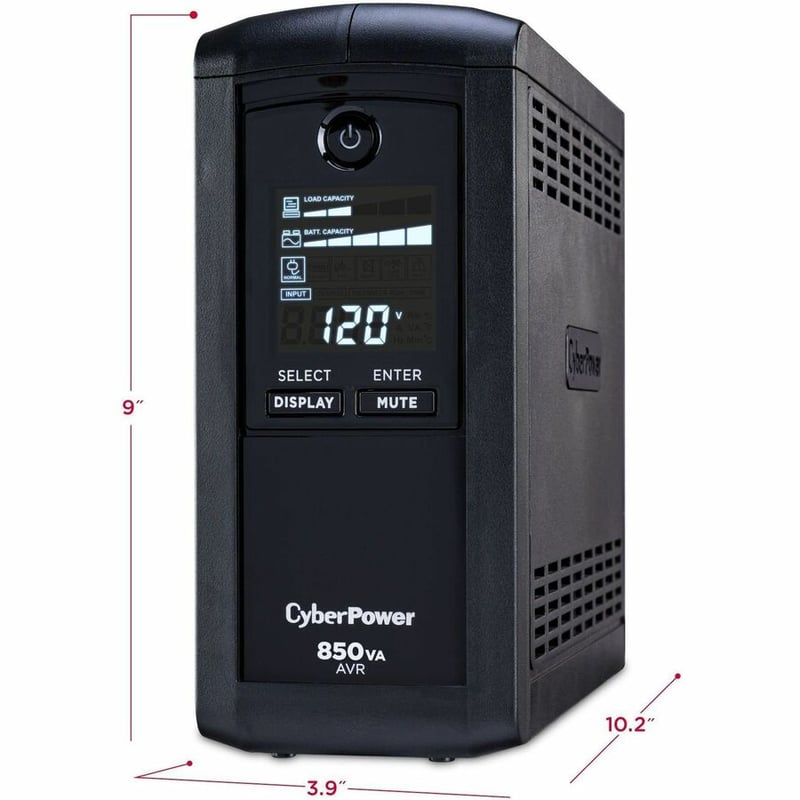 CyberPower CP850AVRLCD Intelligent LCD UPS Systems - Thumbnail 3