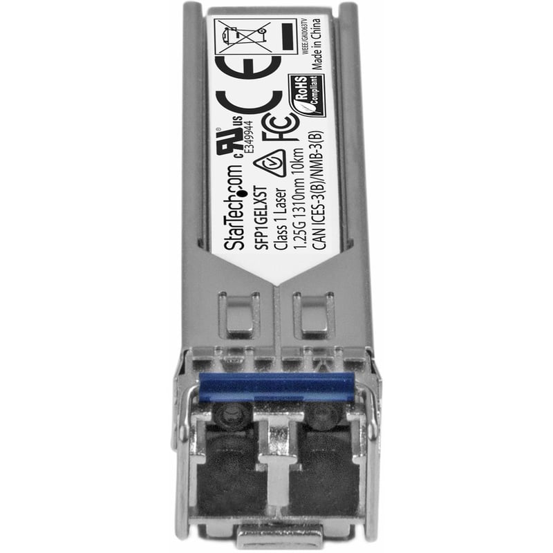 StarTech.com Juniper SFP-1GE-LX Compatible SFP Module - 1000BASE-LX - 1GE SFP 1GbE Single Mode Fiber SMF Optic Transceiver - 10km DDM - Thumbnail 2