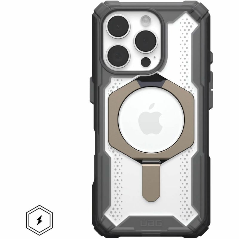 UAG CASE IPH16PRO PLSMXTE MGSF-ASH/TITAN - Thumbnail 1