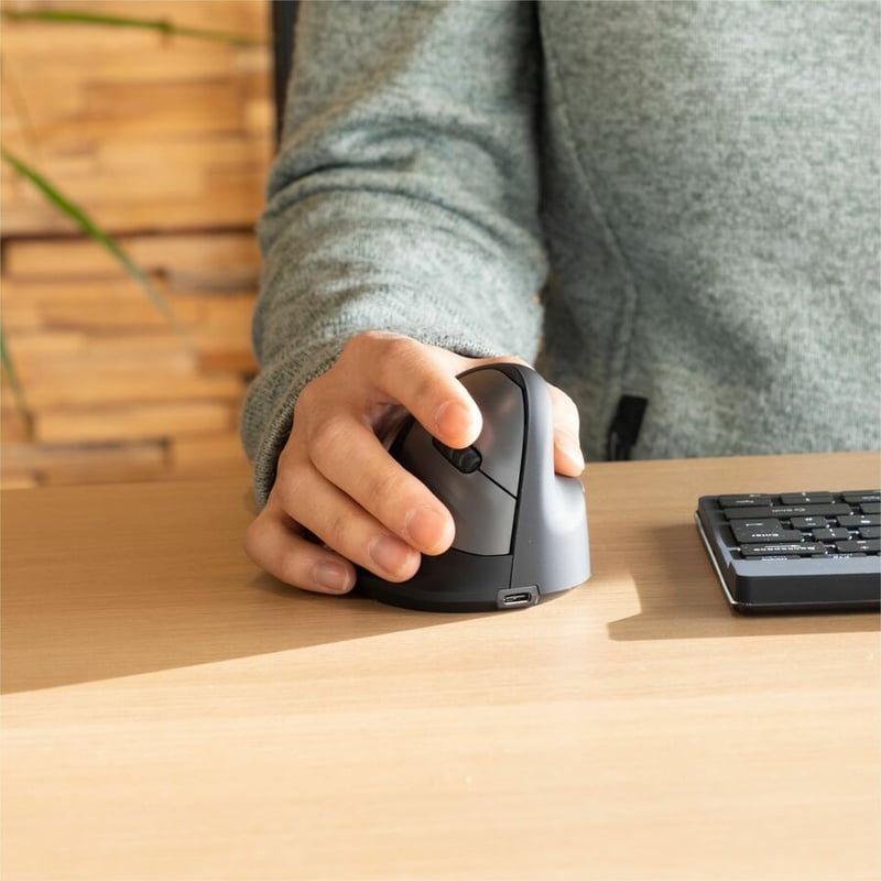 R-GO HE, ERGONOMIC MOUSE, LARGE (HAND SIZE ABOVE 185MM), RIGHT HANDED, WIRELESS - Thumbnail 2