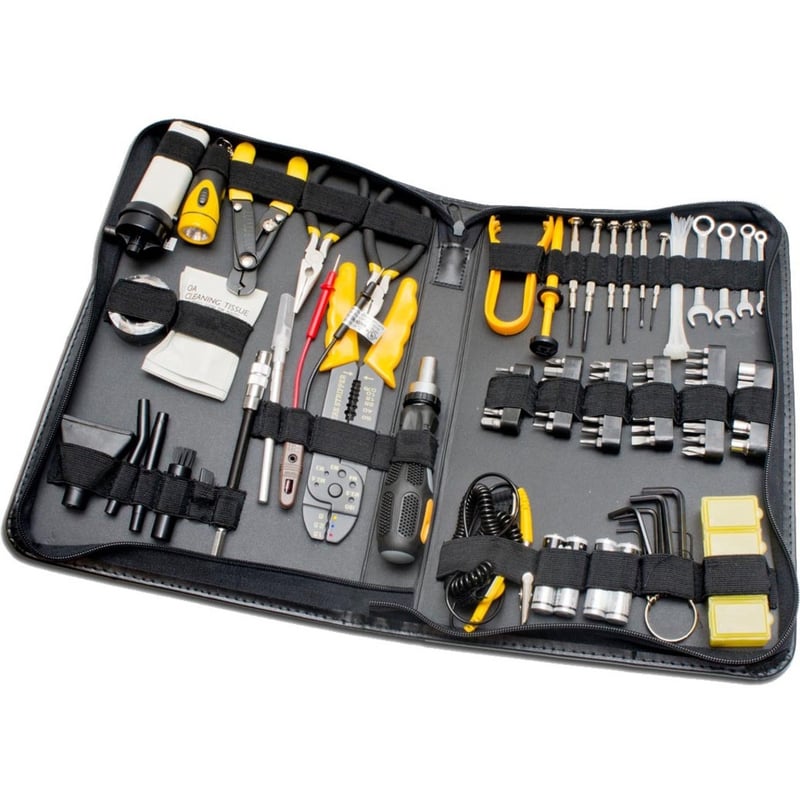 SYBA Multimedia 100 Pieces Computer Repair Tool Kit, Zipped Case - Thumbnail 1