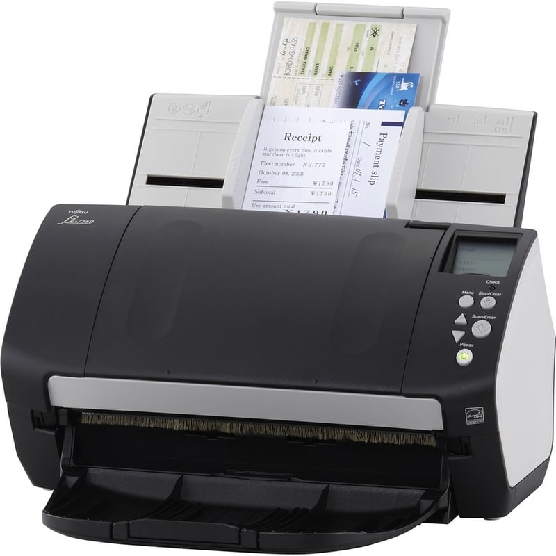 Fujitsu fi-7160 Trade Compliant Professional Desktop Color Duplex Document Scanner with Auto Document Feeder (ADF) - Thumbnail 5