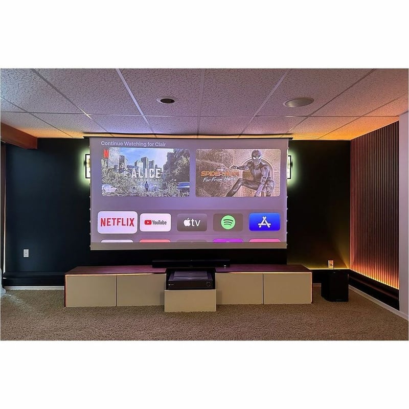 Elite Screens Kestrel Tab-Tension 3 FTE135H3 135" Electric Projection Screen - Thumbnail 5