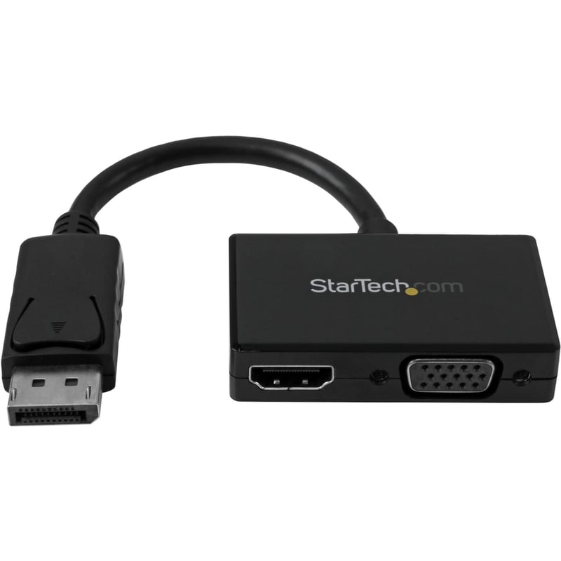 StarTech.com Travel A/V Adapter: 2-in-1 DisplayPort to HDMI or VGA - Thumbnail 1