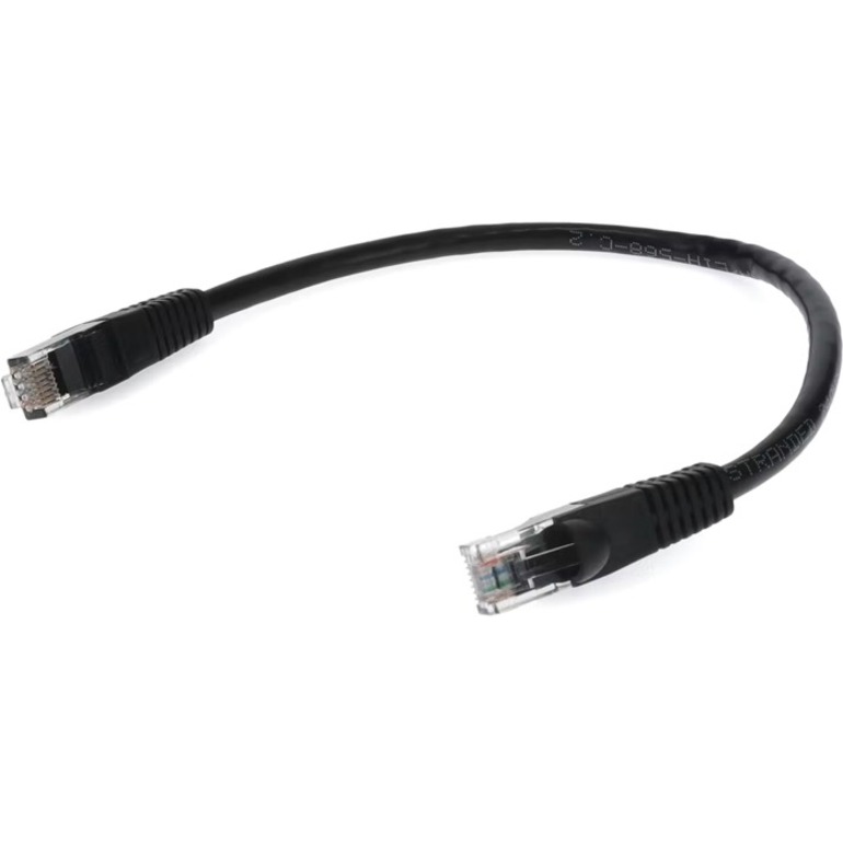 AddOn 6ft Brown CAT 6 PVC Ethernet Cable Snagless Bubble Boot RJ-45 M/M - Thumbnail 2