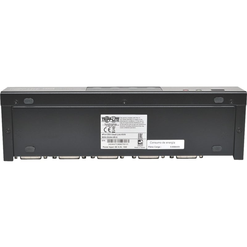 Tripp Lite by Eaton KVM Switch 4-Port DVI Dual-Link / USB w/ Audio & 4x 6ft Cables - Thumbnail 3