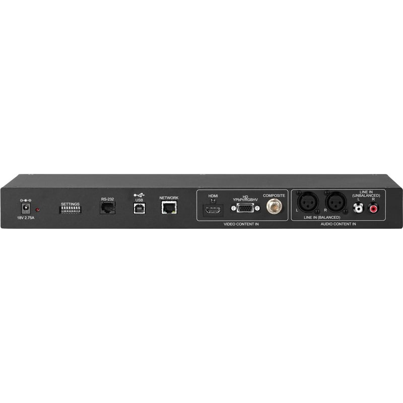 Vaddio AV Bridge - Streaming Video and Audio - Black - Thumbnail 2