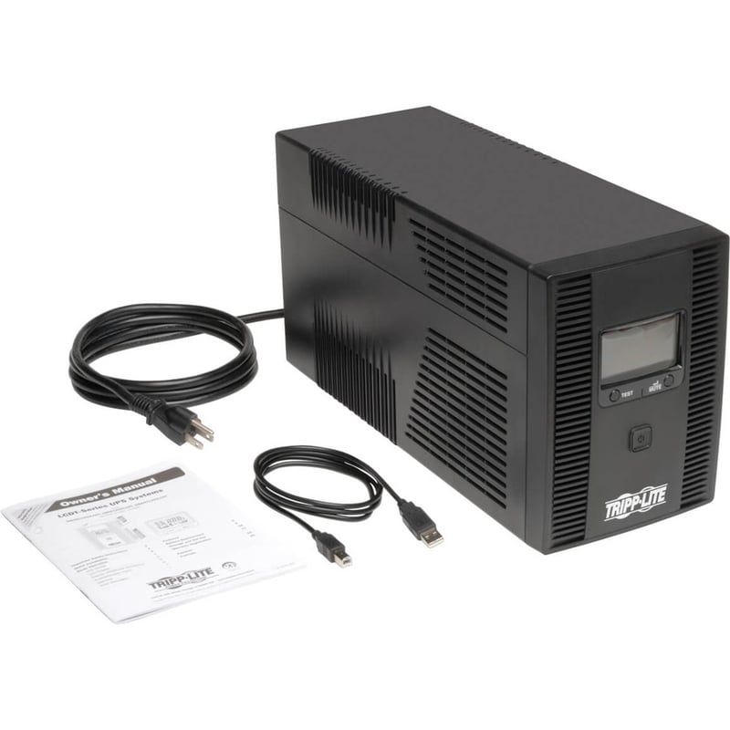 Tripp Lite by Eaton UPS OmniSmart 1500VA 810W 120V Line-Interactive UPS - 10 Outlets AVR USB LCD Tower - Thumbnail 5