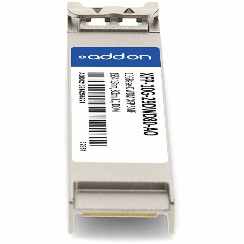 AddOn Alcatel-Lucent Nokia® XFP-10G-29DWD80 Compatible TAA 10GBase-DWDM XFP Transceiver 100GHz (SMF, 1554.13nm, 80km, LC, DOM) - Thumbnail 4