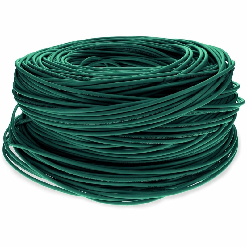 1000FT GREEN CAT6 STP PVC PATCH CBL - Thumbnail 1