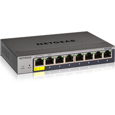 Netgear 8-Port Gigabit Ethernet Smart Managed Pro Switches with Cloud Management - Thumbnail 2