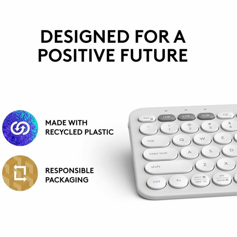 PEBBLE KEYS 2 K380S TONAL WHITE - Thumbnail 3