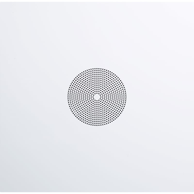 2X2 G86 CEILING TILE SPEAKER - SQUARE STYLE WHITE STEEL GRILE - 70/25V TRANSFORM - Thumbnail 1