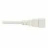 POWER CORD C14 C21 HEAVY-DUTY 15A 250V 14 AWG 6FT WHITE - Thumbnail 5