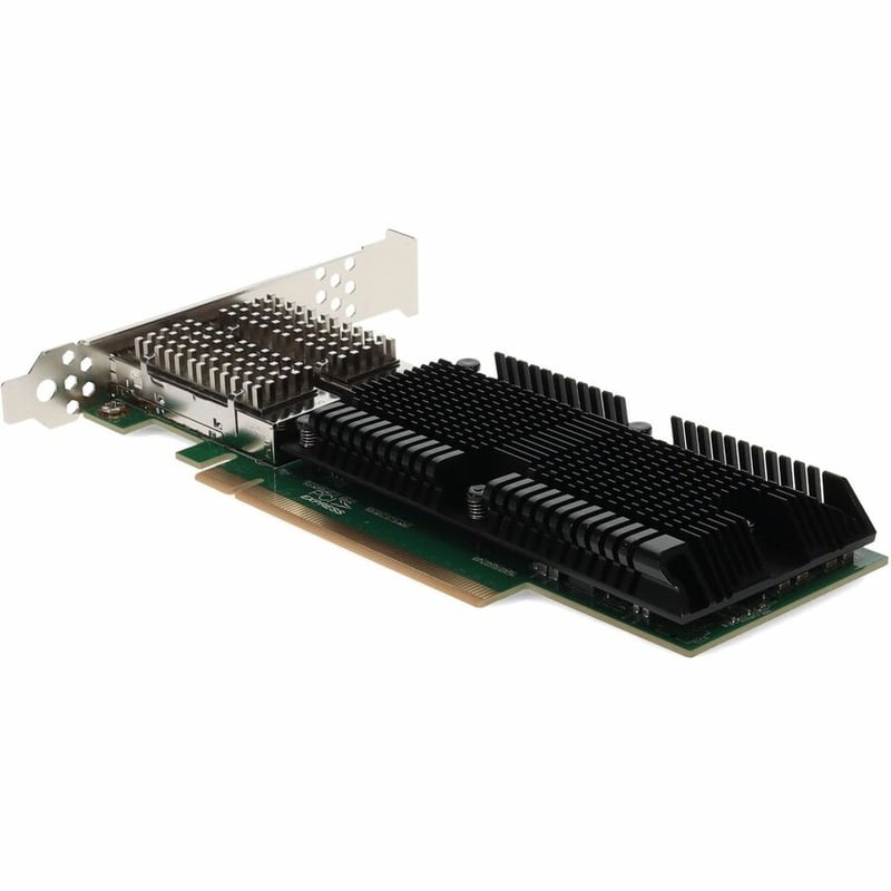 AddOn 100Gbs Dual Open QSFP28 Port PCIe 4.0 x16 Network Interface Card w/PXE boot - Thumbnail 3