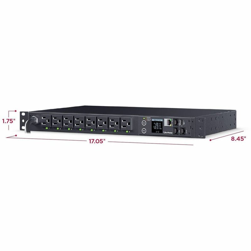 CYBERPOWER PDU41021 PDU 16 OUTLETS 12 FT NEMA 5-15P - Thumbnail 3