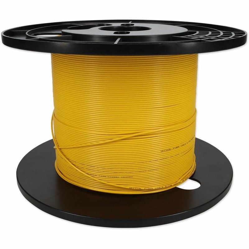 AddOn 78m LC to LC Yellow OS2 Simplex OFNP (Plenum-Rated) SMF Fiber Patch Cable - Thumbnail 4