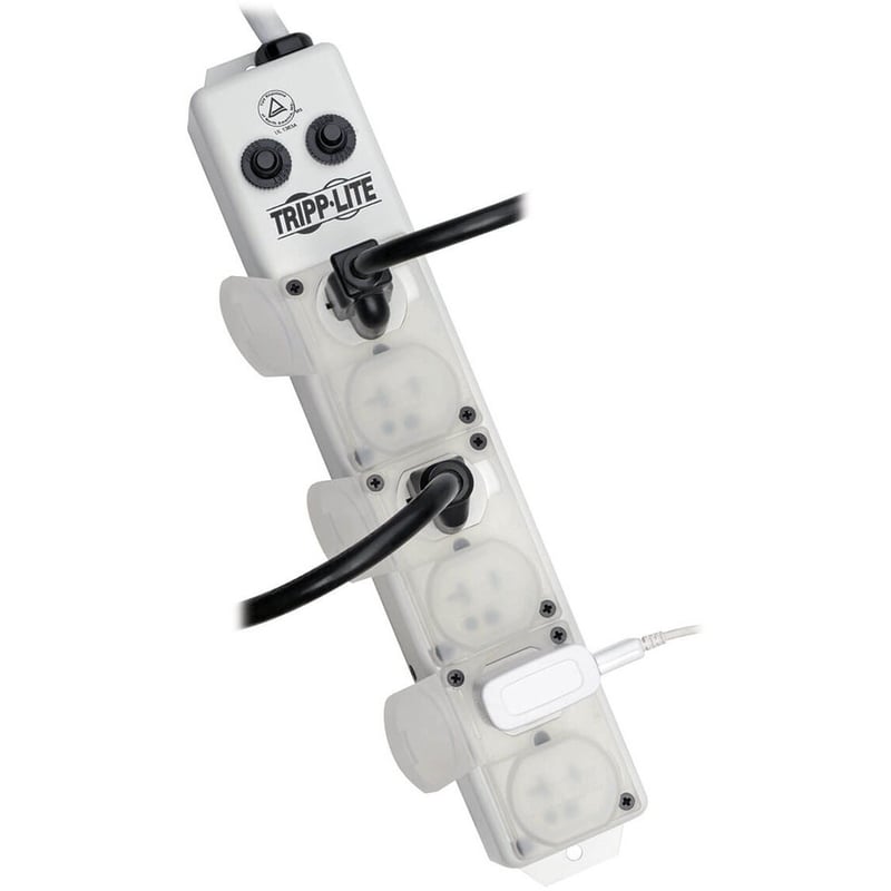 Tripp Lite by Eaton Safe-IT UL 1363A Medical-Grade Power Strip for Patient-Care Vicinity 6x 20A Hospital-Grade Outlets 15 ft. (4.57 m) Cord - Thumbnail 2