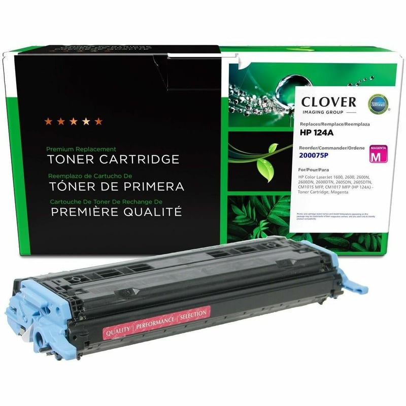 Clover Imaging Remanufactured Magenta Toner Cartridge for HP 124A (Q6003A) - Thumbnail 1