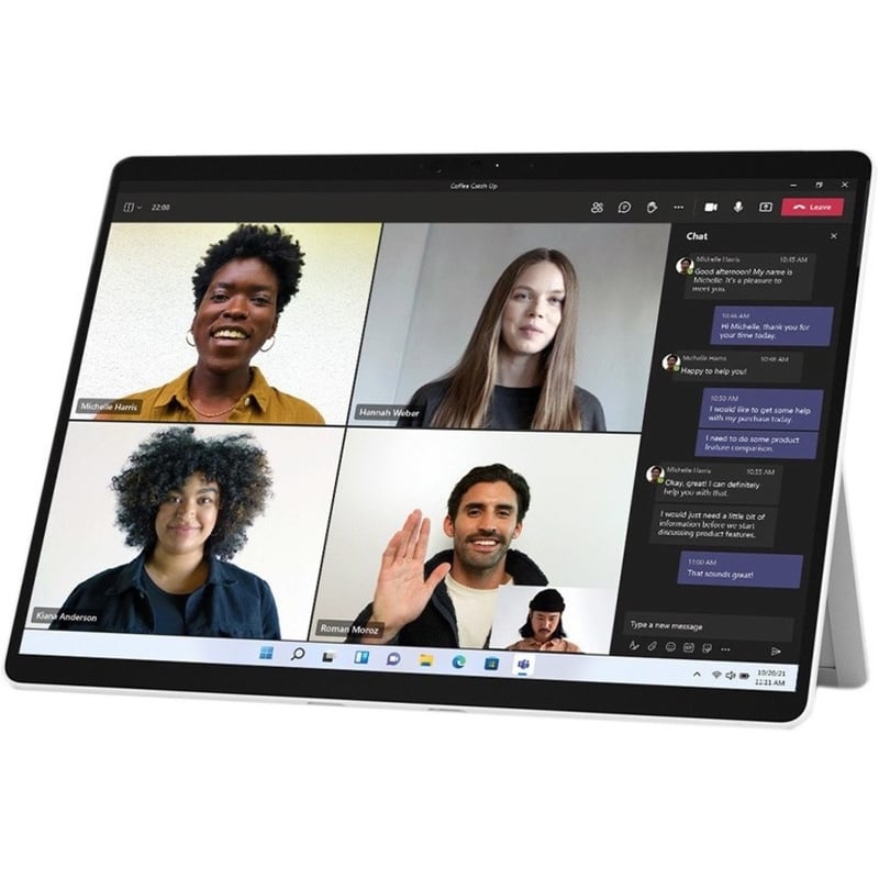 Microsoft Surface Pro 8 Tablet - 13" - 16 GB - 256 GB SSD - Windows 10 - Platinum - TAA Compliant - Thumbnail 4