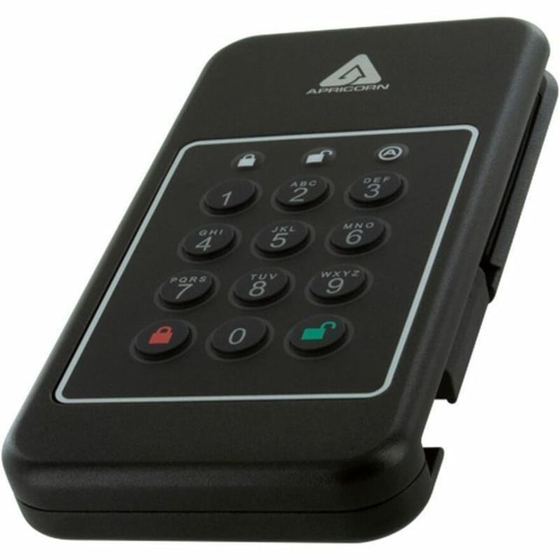 Apricorn Aegis 500 GB Portable Hard Drive - External - PCI Express NVMe - Thumbnail 5