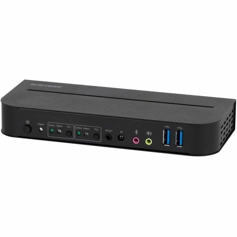 BLACKBIRD 4K DISPLAYPORT 1.4 USB 3.0 2X1 KVM SWITCH_ 4K@60HZ_ HDR_ YCBCR 4:4:4_