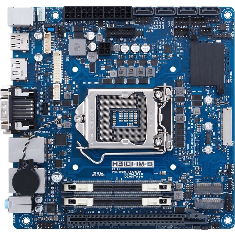 Asus H310I-IM-B Desktop Motherboard - Intel H310 Chipset - Socket H4 LGA-1151 - Mini ITX - Thumbnail 3