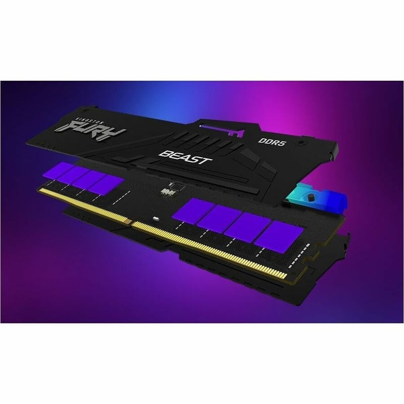 64GB 6400MT/S DDR5 CL32 DIMM (KIT OF 2) FURY BEAST RGB EXPO - Thumbnail 3