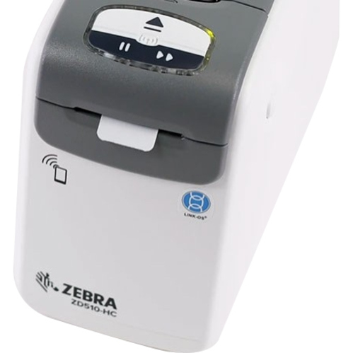ZEBRA ZD510-HC, DIRECT THERMAL WRISTBAND, ZPL II, XML, 300 DPI, US CORD, USB, US - Thumbnail 3