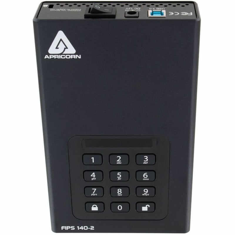 24TB AEGIS PADLOCK DT FIPS SECURE USB 3.0 256-BIT AES HW ENCRY - Thumbnail 5