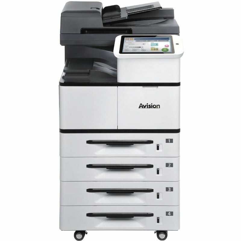 AVISION AM7650I MFP INCLUDESD 2 EXTENDED TRAY W/ WHEELS - Thumbnail 1