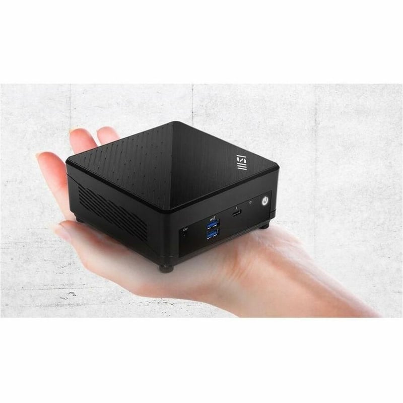 MSI Cubi 5 Cubi 5 12M-265US Desktop Computer - Intel Core i7 - 16 GB RAM DDR4 SDRAM - Mini PC - Black - Thumbnail 3