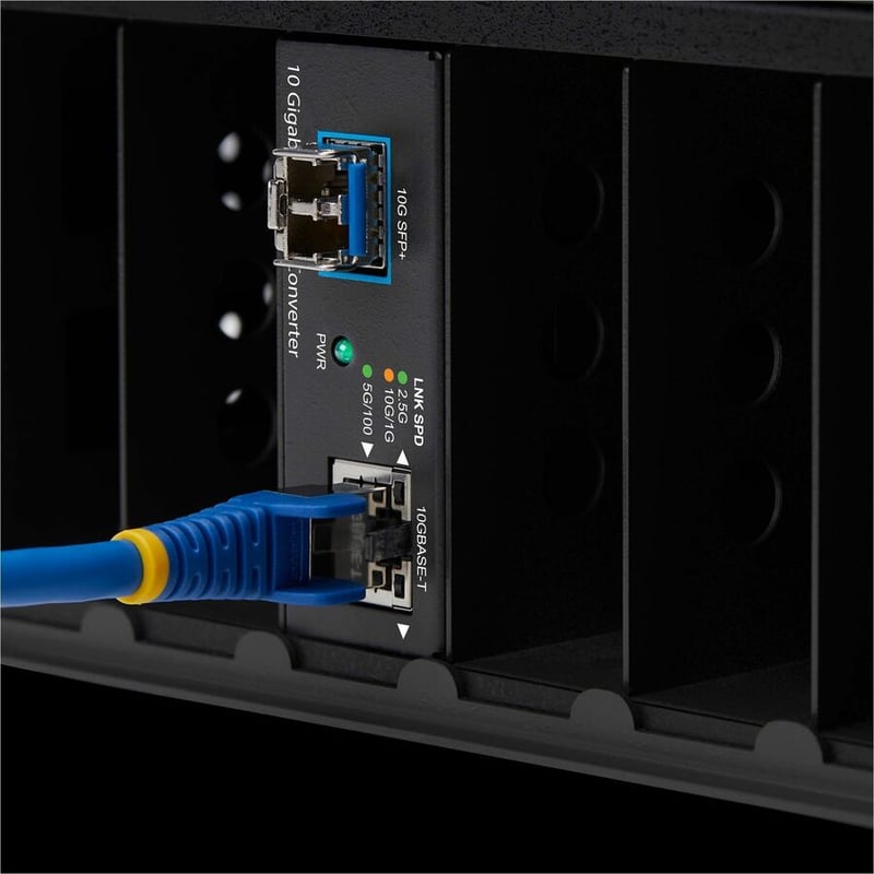 10GBE MULTI-GIGABIT OPEN SFP+ - FIBER MEDIA CONVERTER TAA - Thumbnail 4