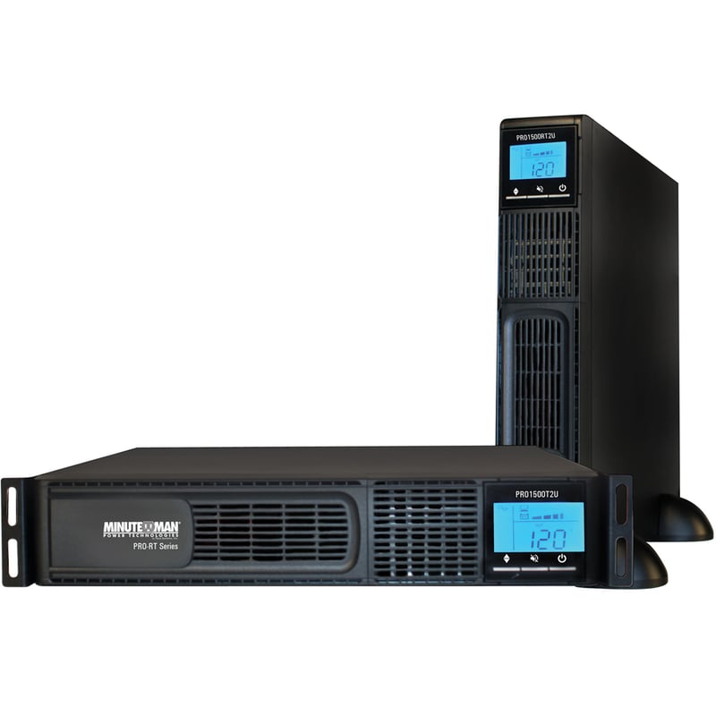 Minuteman PRO-RT PRO1500RT2U 1500VA Tower/Rack/Wall Mountable UPS - Thumbnail 2