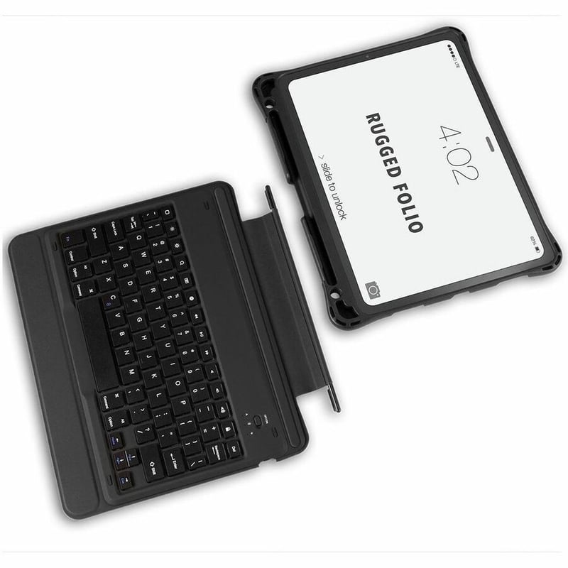 Cellairis Rugged Folio Rugged Keyboard/Cover Case (Folio) for 10.9" to 11" Apple iPad Air (4th Generation), iPad Pro, iPad Pro (2nd Generation) Tablet - Thumbnail 3