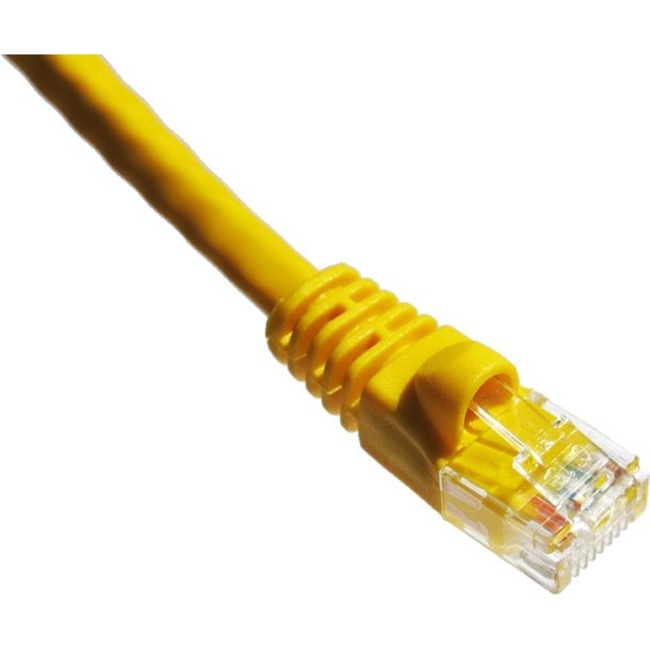 Axiom 50FT CAT5E 350mhz Patch Cable Molded Boot (Yellow) - Thumbnail 1