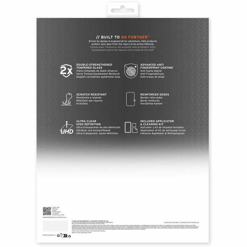 UAG GLASS SCREEN PROTECTOR IPAD PRO 13 (M4/M5)- CLEAR - Thumbnail 3