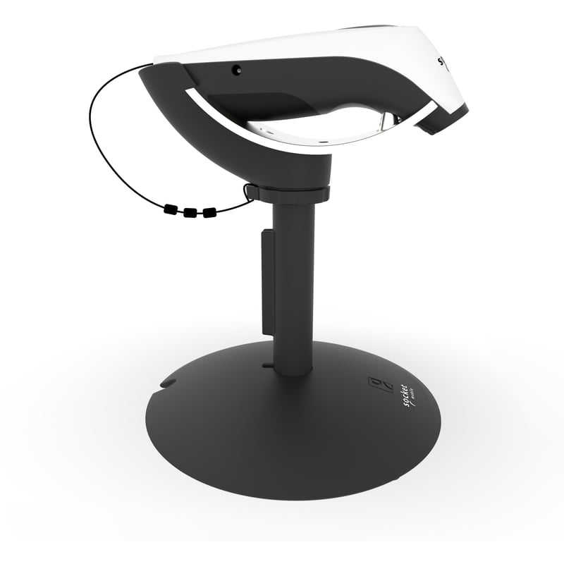 Socket Mobile SocketScan&reg; S740, Universal Barcode Scanner, White & Charging Stand - Thumbnail 1