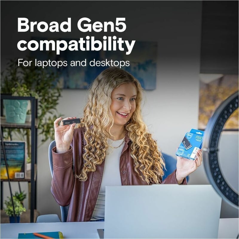 CRUCIAL P510 1TB PCIE GEN5 - Thumbnail 2