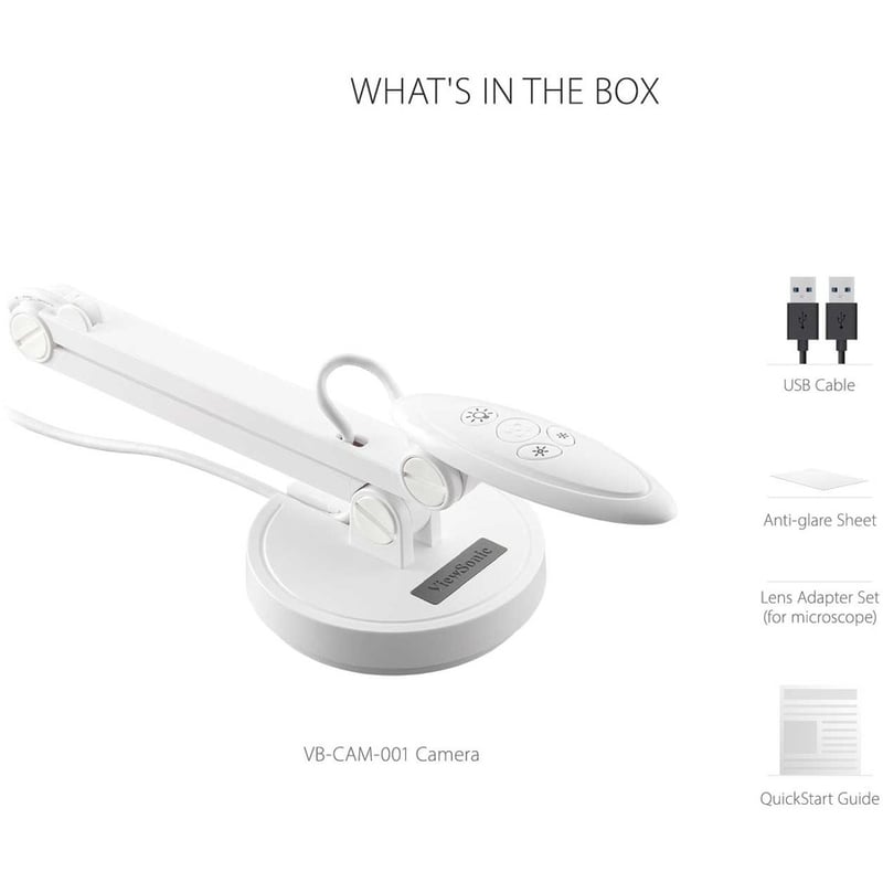 ViewSonic Plug-and-play USB document camera - Thumbnail 3