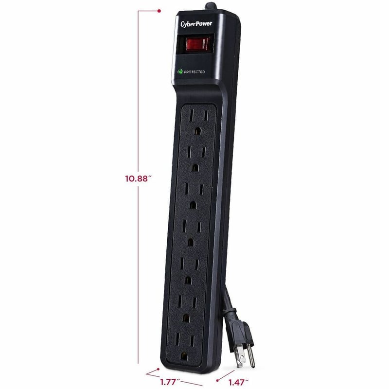 CyberPower CSB706 Essential 7 - Outlet Surge with 1500 J - Thumbnail 3