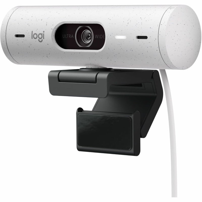 Logitech BRIO 500 Webcam - 4 Megapixel - 60 fps - Off White - USB Type C - Thumbnail 1