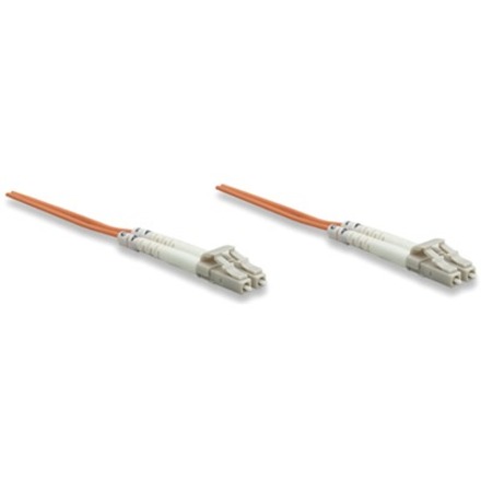 Intellinet Network Solutions Fiber Optic Patch Cable, LC/LC, OM1, 62.5/125, Multimode, Duplex, Orange, 10 ft (3 m) - Thumbnail 2