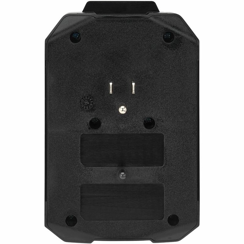 6-OUTLET SURGE PROTECTOR 5-15R 5-15P DIRECT PLUG-IN 490J BLACK - Thumbnail 2