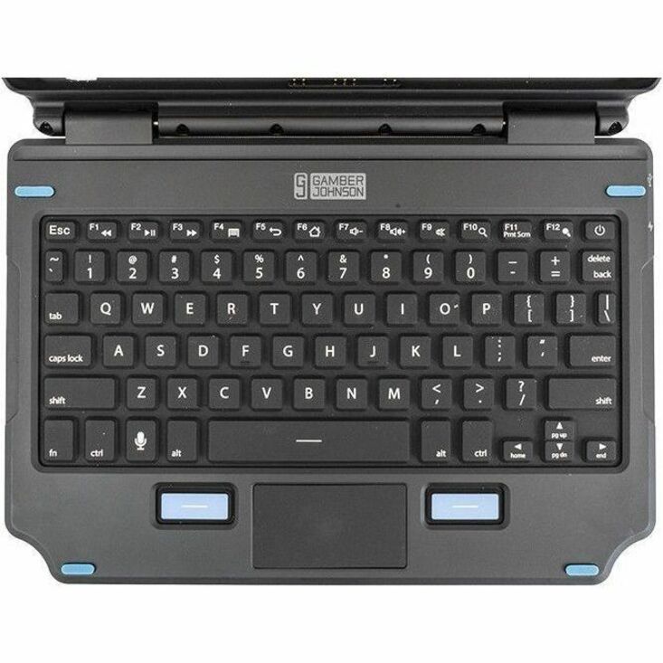 Gamber-Johnson Samsung Tab Active Pro/Active4 & 5 Pro Backlit 2in1 Keyboard - Thumbnail 2