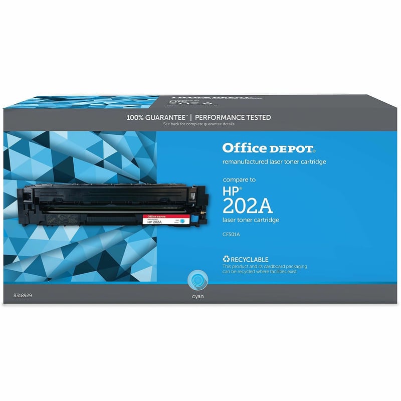 Clover Imaging Remanufactured Cyan Toner Cartridge for HP 202A (CF501A) - Thumbnail 1