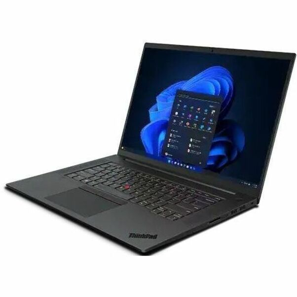 Lenovo ThinkPad P1 Gen 6 21FV001YUS 16" Mobile Workstation - WQXGA - 165 Hz - Intel Core i7 13th Gen i7-13800H - vPro Technology - 32 GB - 1 TB SSD - English Keyboard - Black Paint - Thumbnail 4