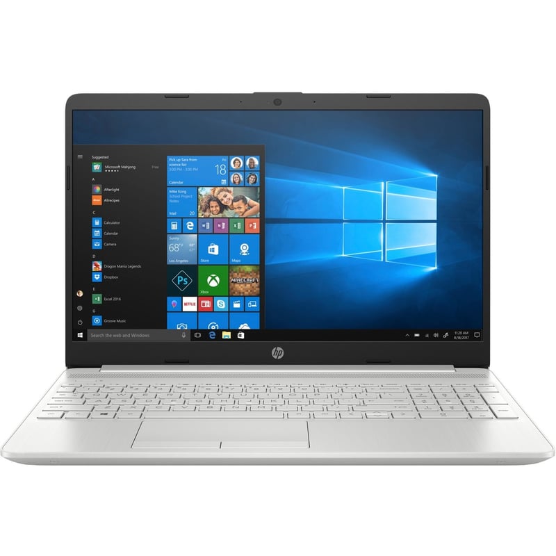 HP 15.6" Notebook - 1366 x 768 - (Intel Core i7 8th Gen i7-8565U Quad-core (4 Core) 1.8 GHz) - 8 GB Total RAM - 1 TB HDD - Natural Silver - Thumbnail 1